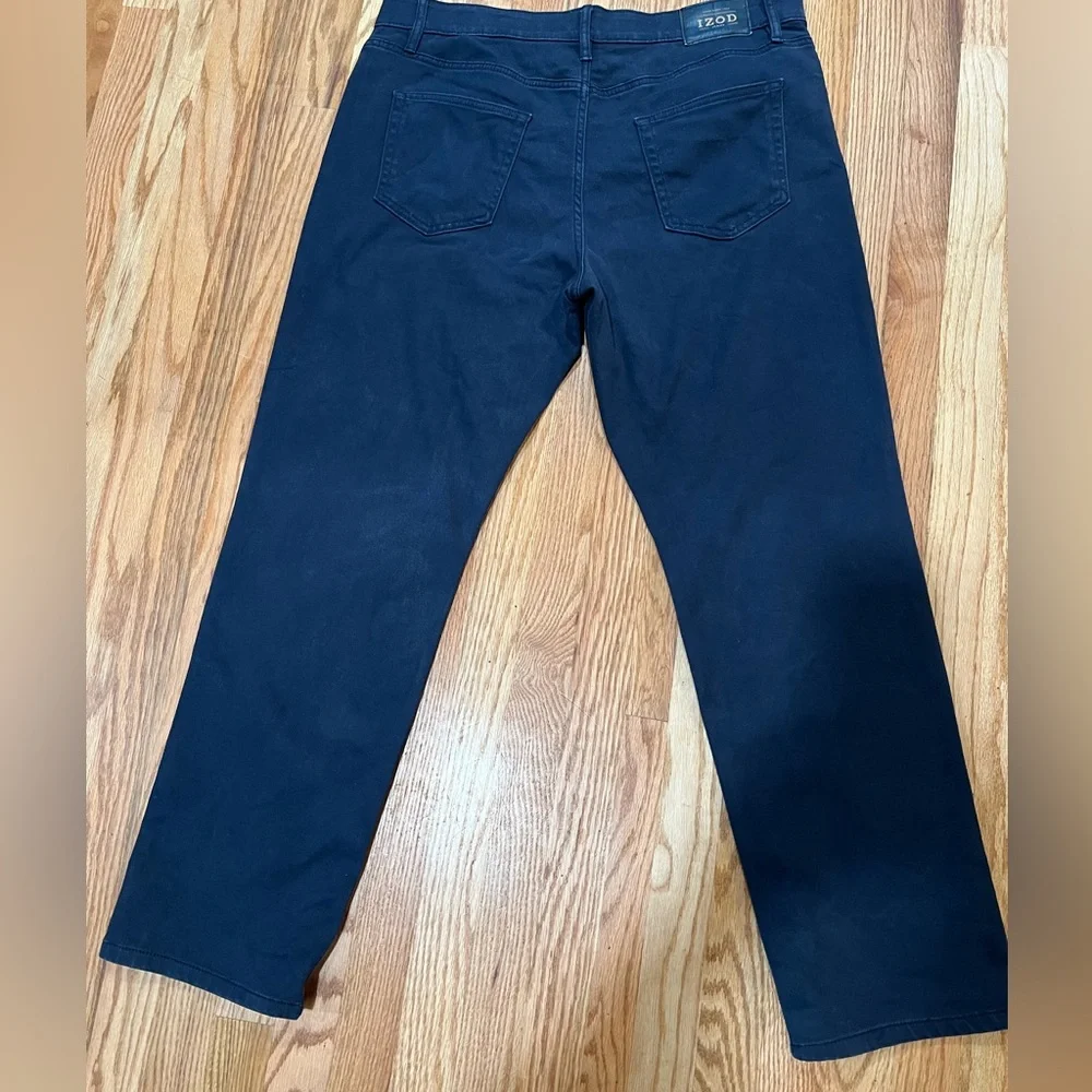 Izod Navy Blue Pant size Regular Fit 36x32 - Picture 4 of 7